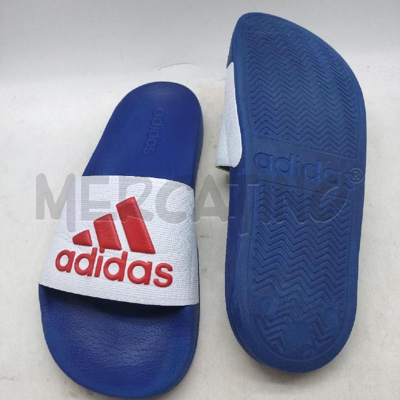 CIABATTE UOMO ADIDAS BIANCHE ROSSE | Mercatino dell'Usato Domodossola 2