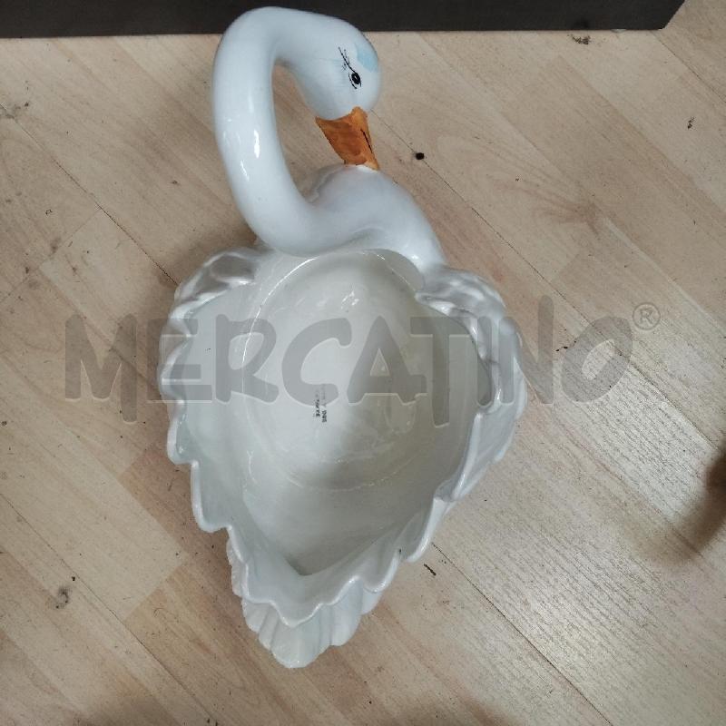 CIGNO CERAMICA PORTA VASO BASSANO | Mercatino dell'Usato Domodossola 2