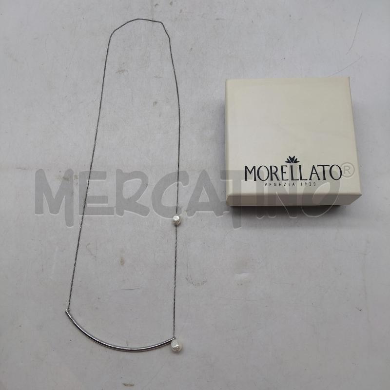 COLLANA ACCIAIO PERLE MORELLATO | Mercatino dell'Usato Domodossola 1