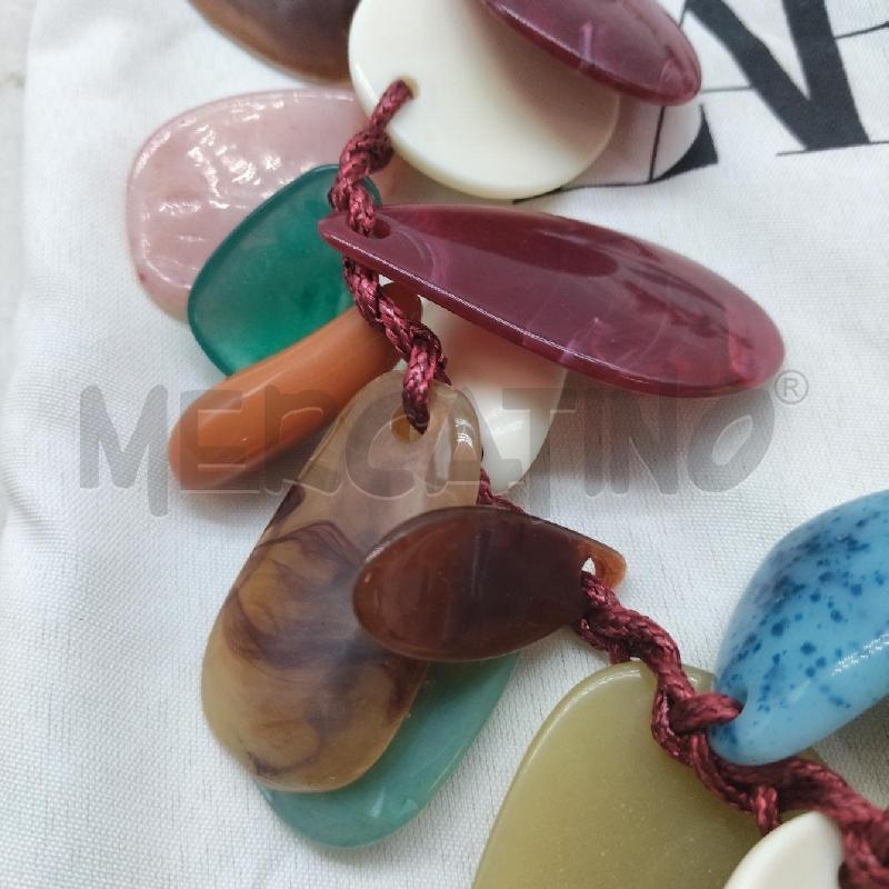 COLLANA CIONDOLI COLORATI GOCCIA | Mercatino dell'Usato Domodossola 2