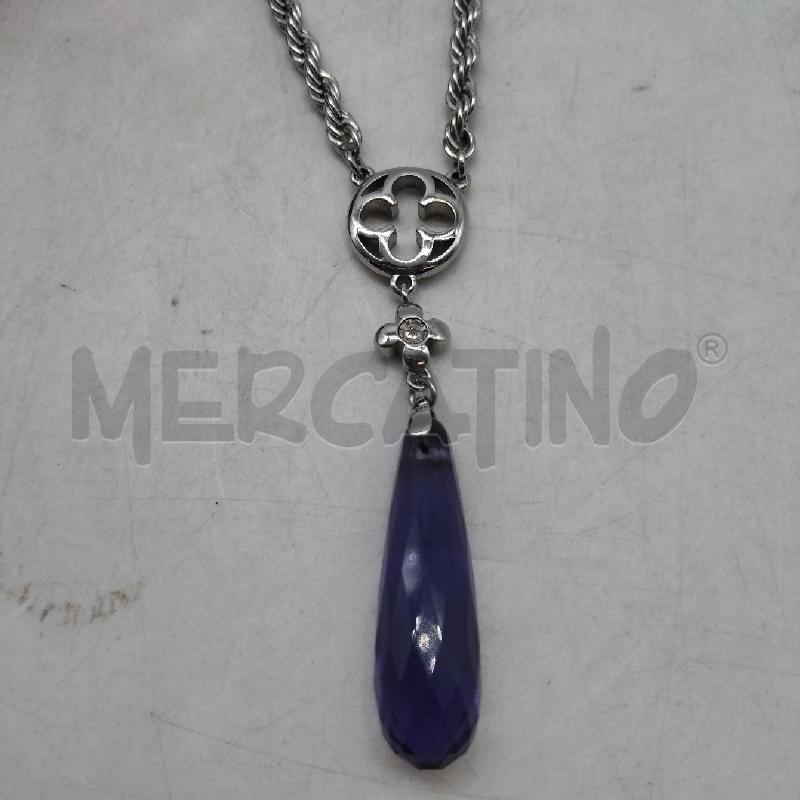 COLLANA MORELLATO CIONDOLO AMETISTA  | Mercatino dell'Usato Domodossola 2