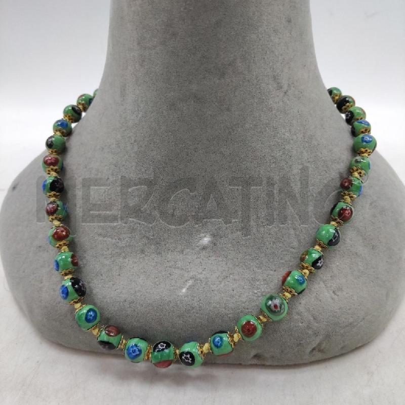 COLLANA VERDE MURRINA | Mercatino dell'Usato Domodossola 1