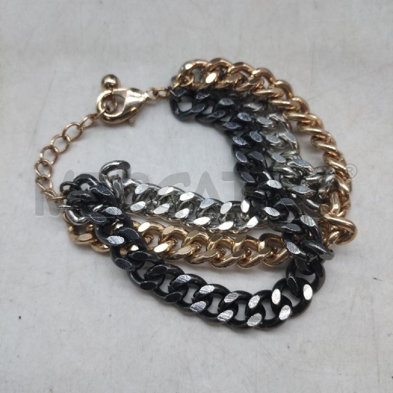 COLLANA + BRACCIALETTO CATENA 3 COLORI | Mercatino dell'Usato Domodossola 2