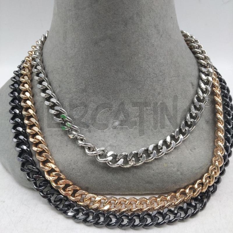 COLLANA + BRACCIALETTO CATENA 3 COLORI | Mercatino dell'Usato Domodossola 3