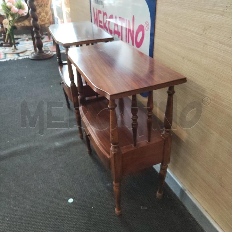 COMODINI COPPIA UN CASSETTO VANO APERTO | Mercatino dell'Usato Domodossola 3