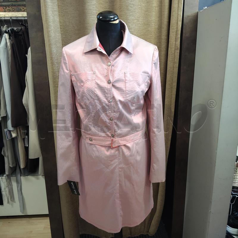 COMPLETO DONNA ABITO+GIACCA ROSA CANGIANTE VERSACE | Mercatino dell'Usato Domodossola 1