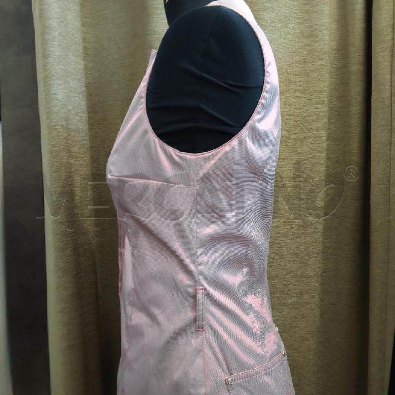 COMPLETO DONNA ABITO+GIACCA ROSA CANGIANTE VERSACE | Mercatino dell'Usato Domodossola 4