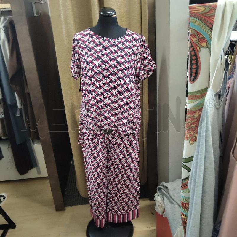 COMPLETO DONNA ATOS LOMBARDINI BLU BIANCO FUCSIA | Mercatino dell'Usato Domodossola 1