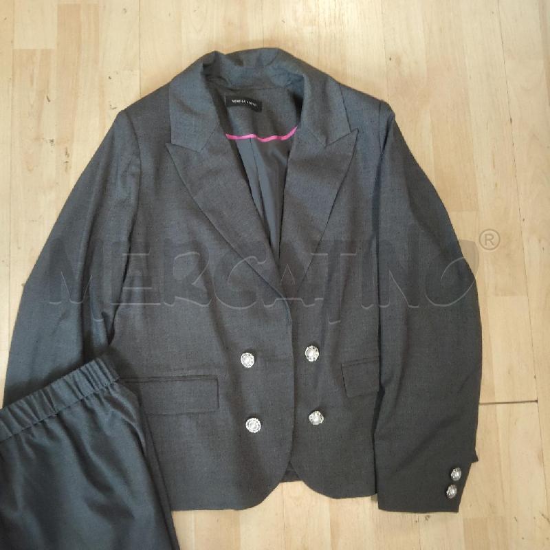 COMPLETO DONNA GRIGIO GIACCA PANTALONI FIORELLA RUBINO | Mercatino dell'Usato Domodossola 2