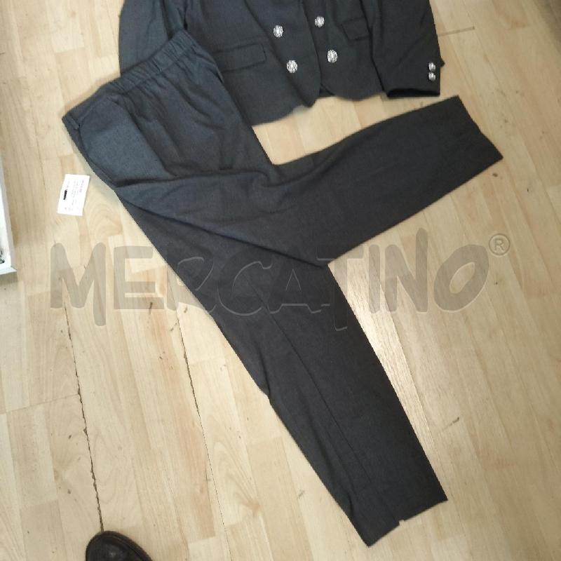 COMPLETO DONNA GRIGIO GIACCA PANTALONI FIORELLA RUBINO | Mercatino dell'Usato Domodossola 3