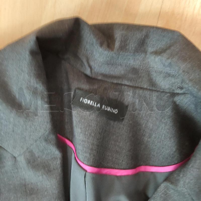 COMPLETO DONNA GRIGIO GIACCA PANTALONI FIORELLA RUBINO | Mercatino dell'Usato Domodossola 4