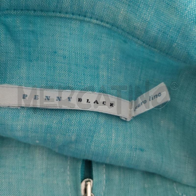 COMPLETO DONNA LINO CELESTE GIACCA PANTALONI PENNY BLACK | Mercatino dell'Usato Domodossola 4