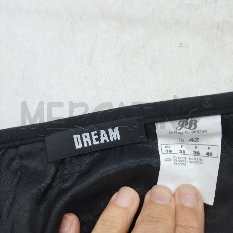 COMPLETO DONNA NERO GONNA MAGLIETTA STRASS DREAM | Mercatino dell'Usato Domodossola 5