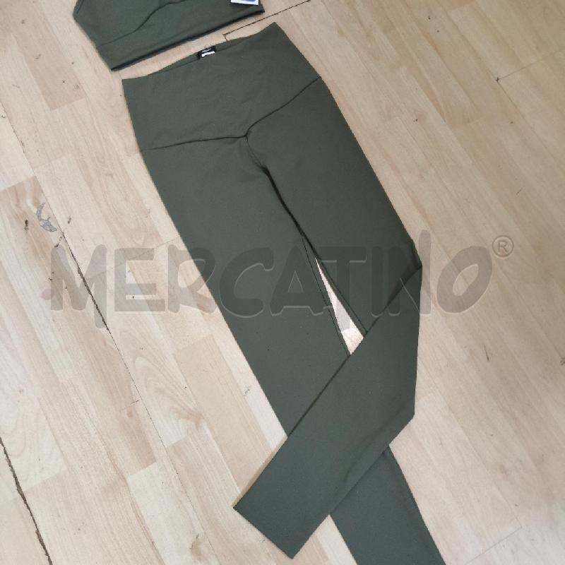 COMPLETO DONNA SPORT VERDE TEZENIS TOP+LEGGHINS | Mercatino dell'Usato Domodossola 3