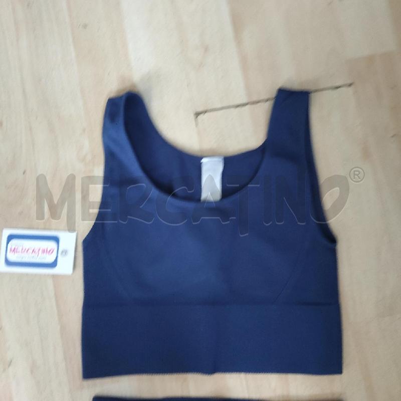COMPLETO DONNA SPORT YAMAMAY BLU ELETTRICO TOP+LEGGHINS | Mercatino dell'Usato Domodossola 2