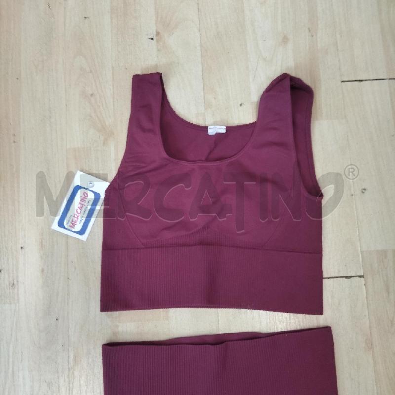 COMPLETO DONNA SPORT YAMAMAY LEGGHINS+TOP PORPORA | Mercatino dell'Usato Domodossola 2
