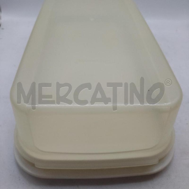CONTENITORE PLASTICA RETTANGOLARE GRANDE COPERCHIO BIANCO TUPPERWARE | Mercatino dell'Usato Domodossola 2