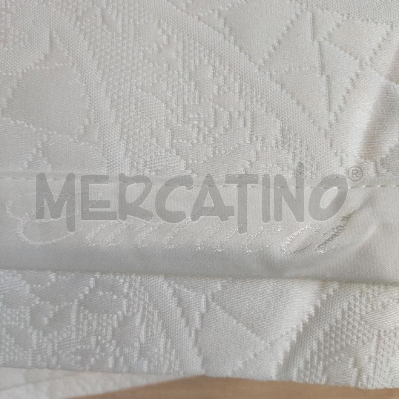 COPRI LETTO MATRIMONIALE BIANCO DAMASCATO CARLUCCI | Mercatino dell'Usato Domodossola 3