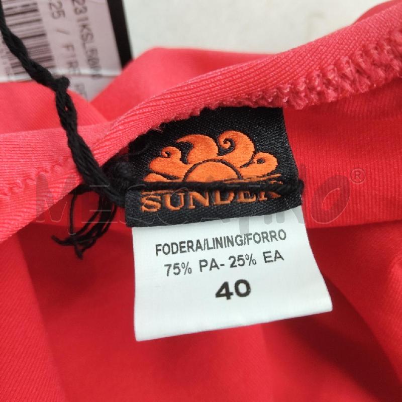 COSTUME DONNA INTERO ROSSO SUNDEK | Mercatino dell'Usato Domodossola 4