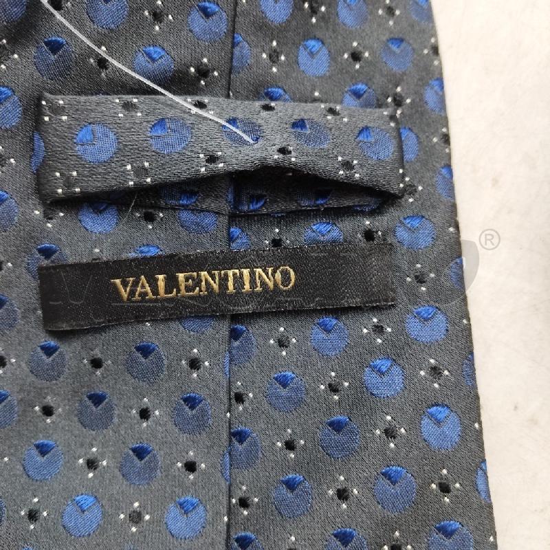 CRAVATTA BLU FANTASIA VALENTINO | Mercatino dell'Usato Domodossola 3
