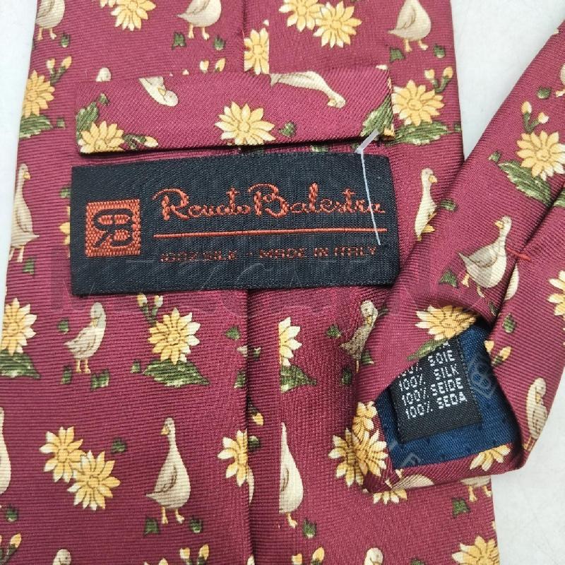 CRAVATTA BORDEAUX OCHE RENATO BALESTRA | Mercatino dell'Usato Domodossola 3