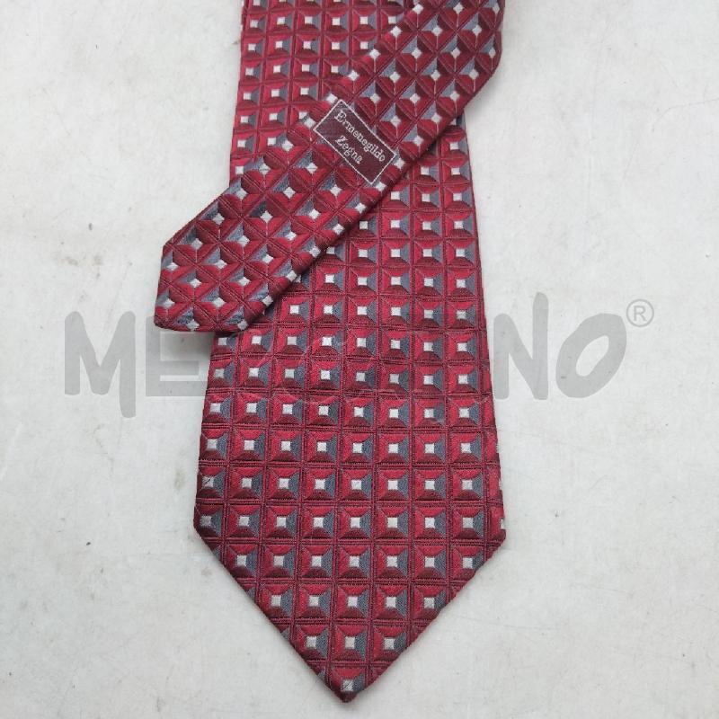 CRAVATTA ERMENEGILDO ZEGNA ROSSA  | Mercatino dell'Usato Domodossola 2