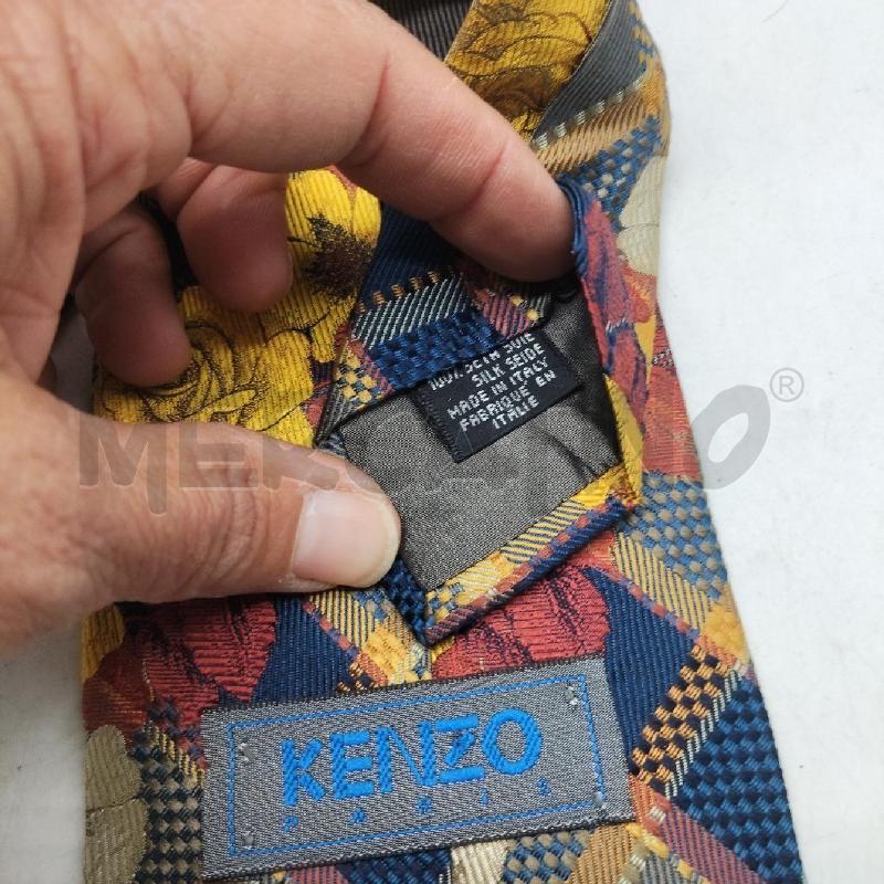 CRAVATTA FANTASIA CON FIORI KENZO | Mercatino dell'Usato Domodossola 2