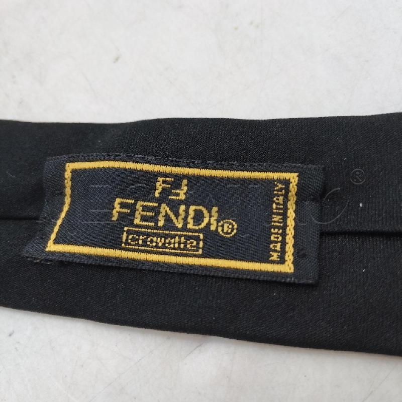 CRAVATTA NERA FENDI SETA | Mercatino dell'Usato Domodossola 2