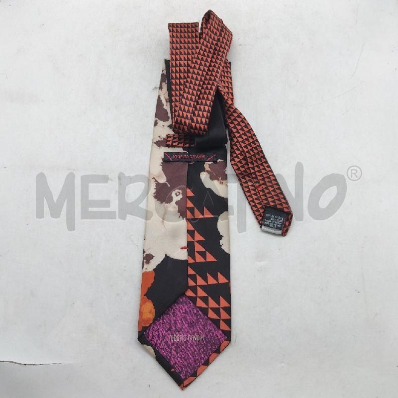 CRAVATTA ROBERTO CAVALLI FIORI  | Mercatino dell'Usato Domodossola 3