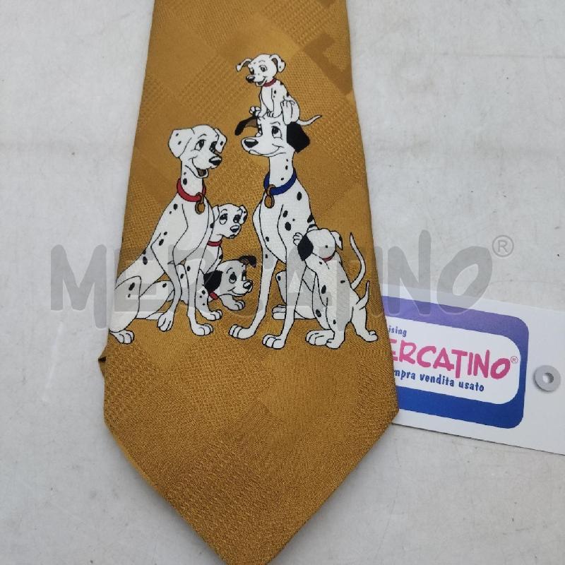 CRAVATTA SENAPE CARICA DEI 101 DISNEY SETA | Mercatino dell'Usato Domodossola 2