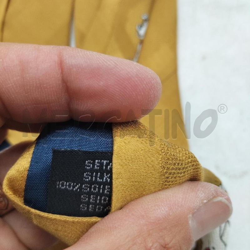 CRAVATTA SENAPE CARICA DEI 101 DISNEY SETA | Mercatino dell'Usato Domodossola 4
