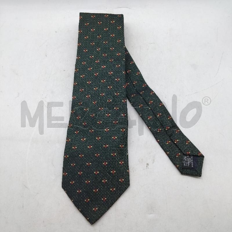 CRAVATTA VERDE FANTASIA TRUSSARDI | Mercatino dell'Usato Domodossola 1