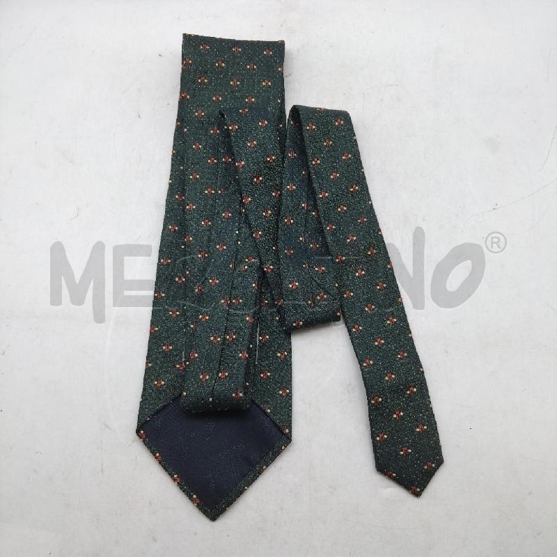 CRAVATTA VERDE FANTASIA TRUSSARDI | Mercatino dell'Usato Domodossola 3