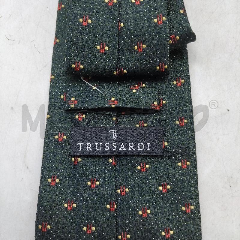 CRAVATTA VERDE FANTASIA TRUSSARDI | Mercatino dell'Usato Domodossola 4