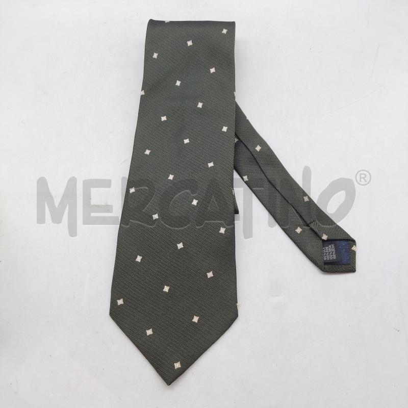 CRAVATTA VERDE QUADRETTINI CHIARI REGINA SCHRECKER | Mercatino dell'Usato Domodossola 1