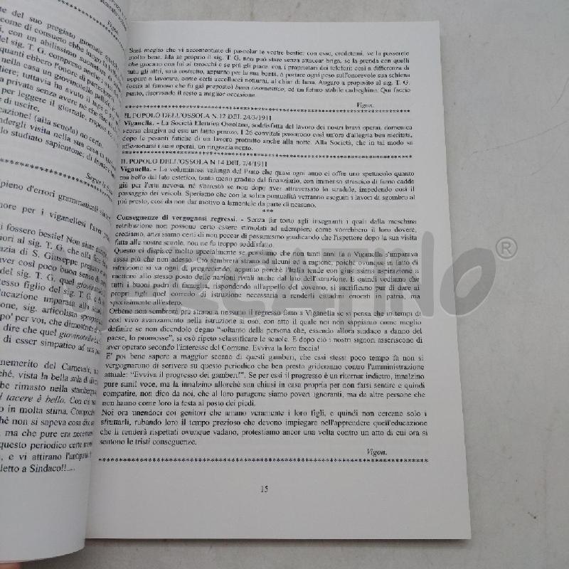 CRONACHE DI VIGANELLA DE PETRI | Mercatino dell'Usato Domodossola 2