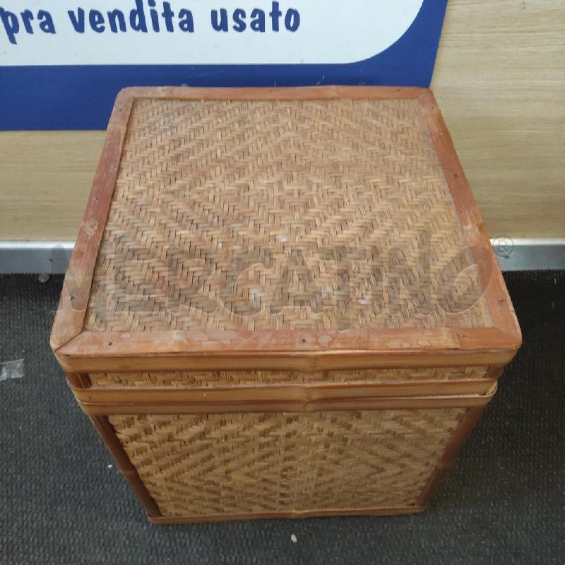 CUBO VIMINI CON COPERCHIO  | Mercatino dell'Usato Domodossola 2