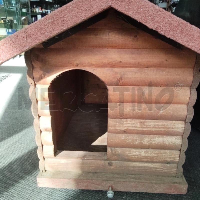 CUCCIA CANE LEGNO APRIBILE TETTUCCIO COLOR MATTONE | Mercatino dell'Usato Domodossola 3