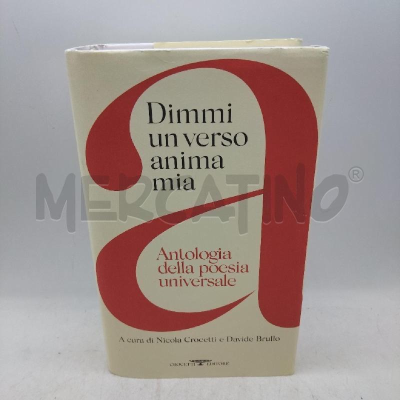DIMMI UN VERSO ANIMA MIA CROCETTI BRULLO | Mercatino dell'Usato Domodossola 1