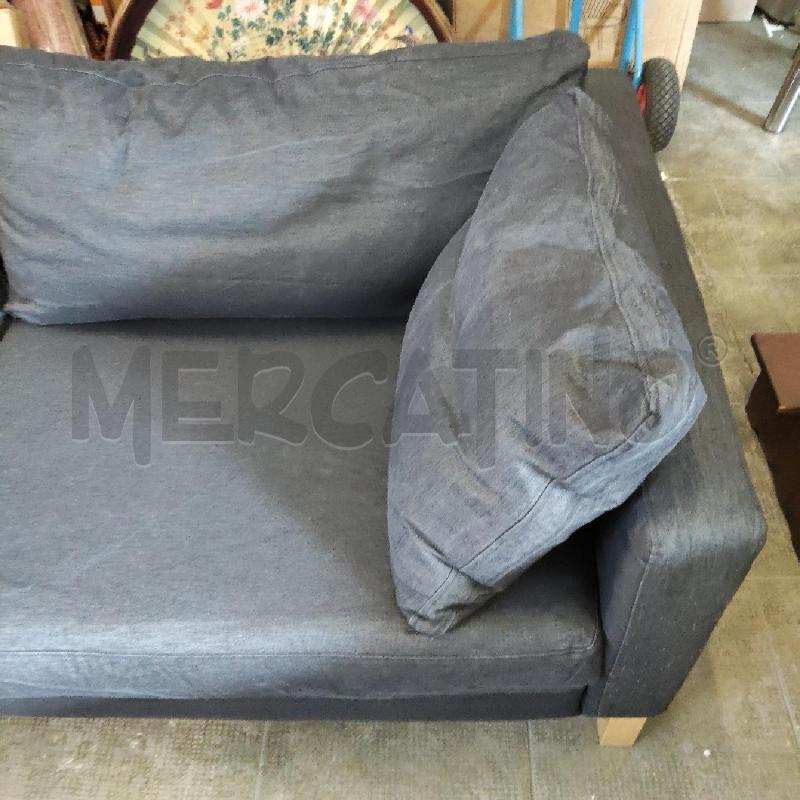 DIVANO 3 POSTI COLOR JEANS  | Mercatino dell'Usato Domodossola 2
