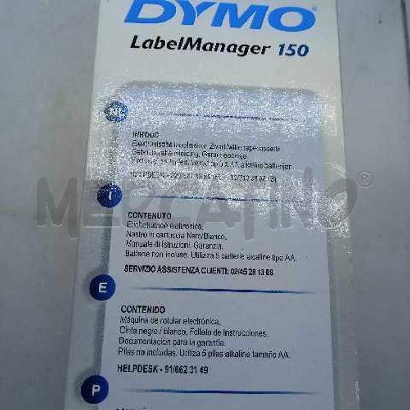 DYMO LABEL MANAGER 150+ACCESSORI | Mercatino dell'Usato Domodossola 2