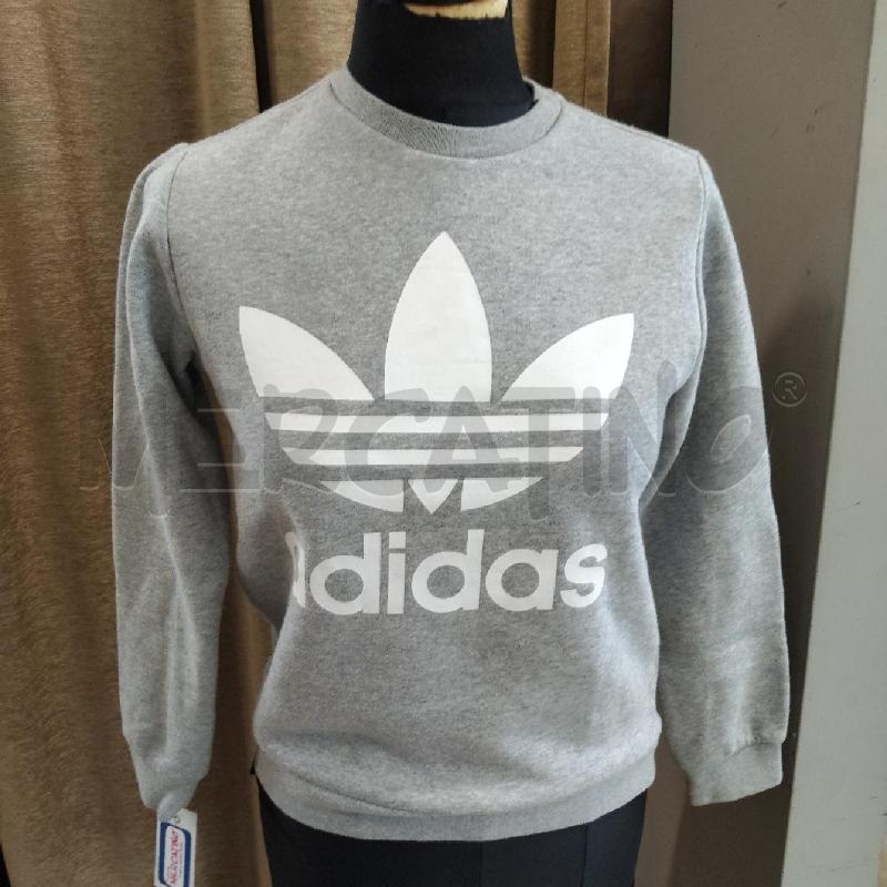 FELPA BAMBINO ADIDAS GRIGIA 11/12 | Mercatino dell'Usato Domodossola 1