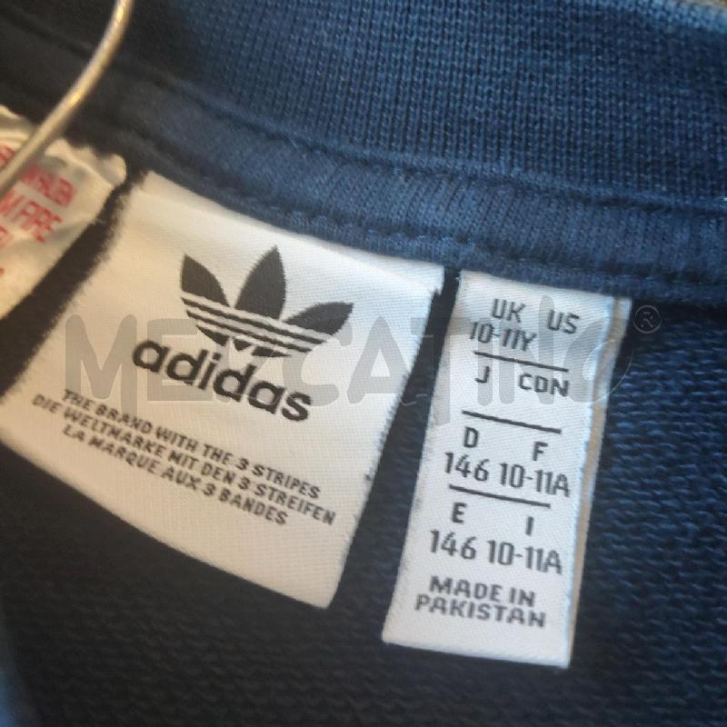 FELPA BAMBINO BLU ADIDAS 10/11 | Mercatino dell'Usato Domodossola 2