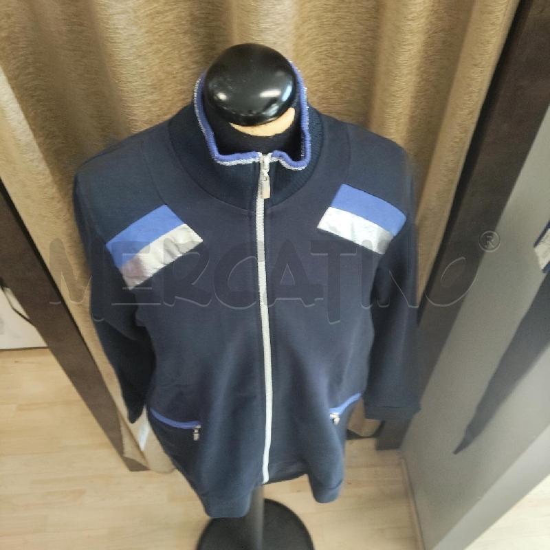 FELPA DONNA BLU BLUETTE ARGENTO FIORELLA RUBINO | Mercatino dell'Usato Domodossola 1