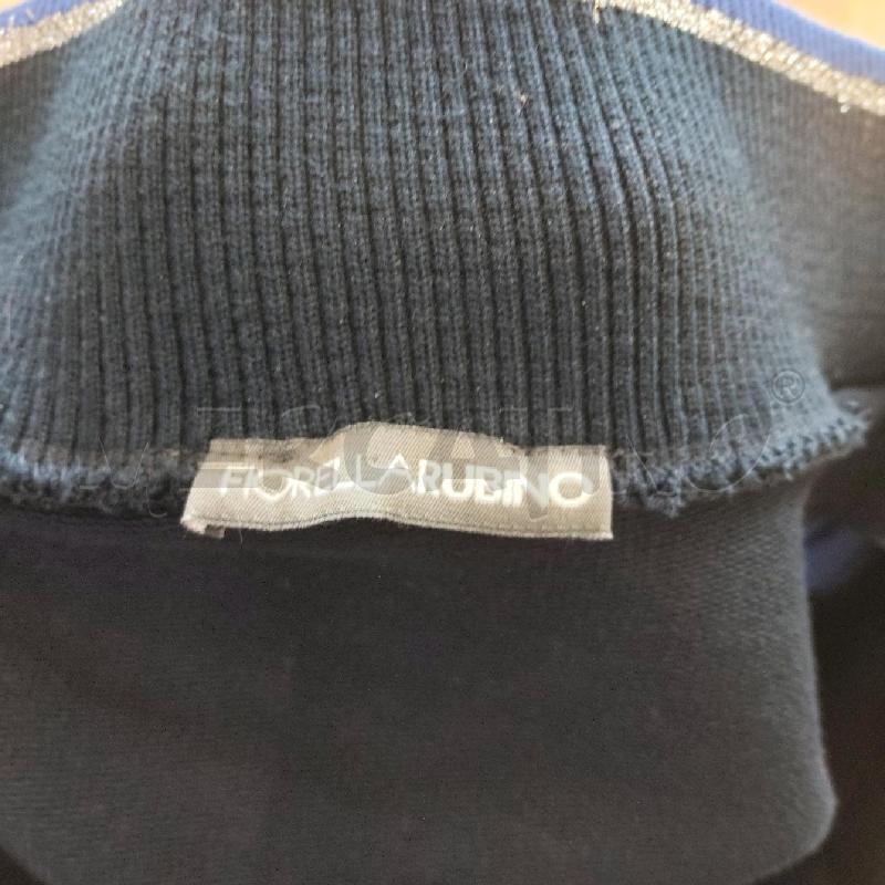 FELPA DONNA BLU BLUETTE ARGENTO FIORELLA RUBINO | Mercatino dell'Usato Domodossola 2
