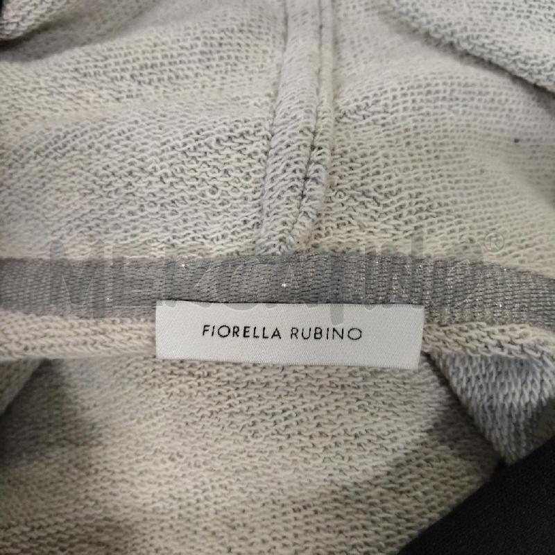 FELPA DONNA GRIGIA NERA STRASS FIORELLA RUBINO | Mercatino dell'Usato Domodossola 3
