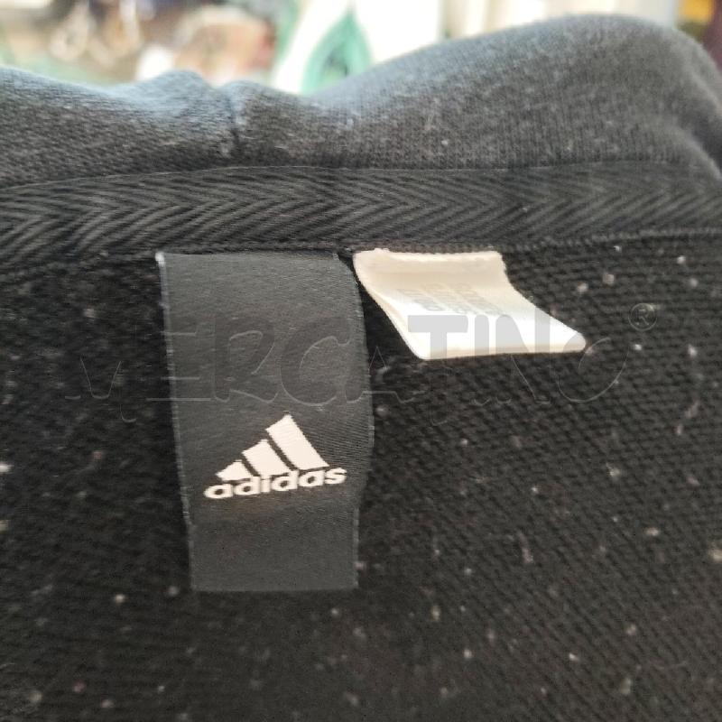 FELPA DONNA NERA ADIDAS CAPPUCCIO  | Mercatino dell'Usato Domodossola 3