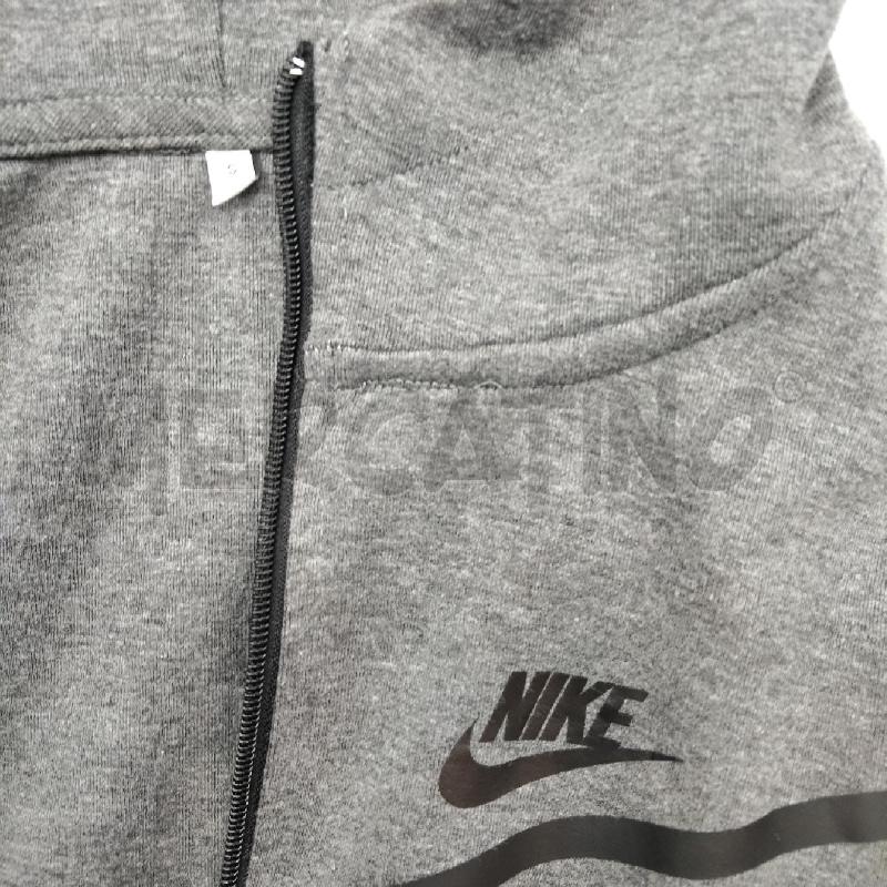 FELPA DONNA NIKE GRIGIA CAPPUCCIO CERNIERA | Mercatino dell'Usato Domodossola 4
