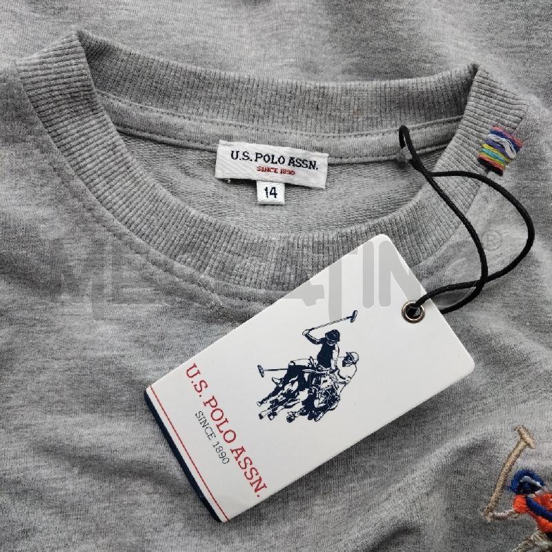 FELPA DONNA U.S. POLO ASSN GRIGIA | Mercatino dell'Usato Domodossola 4