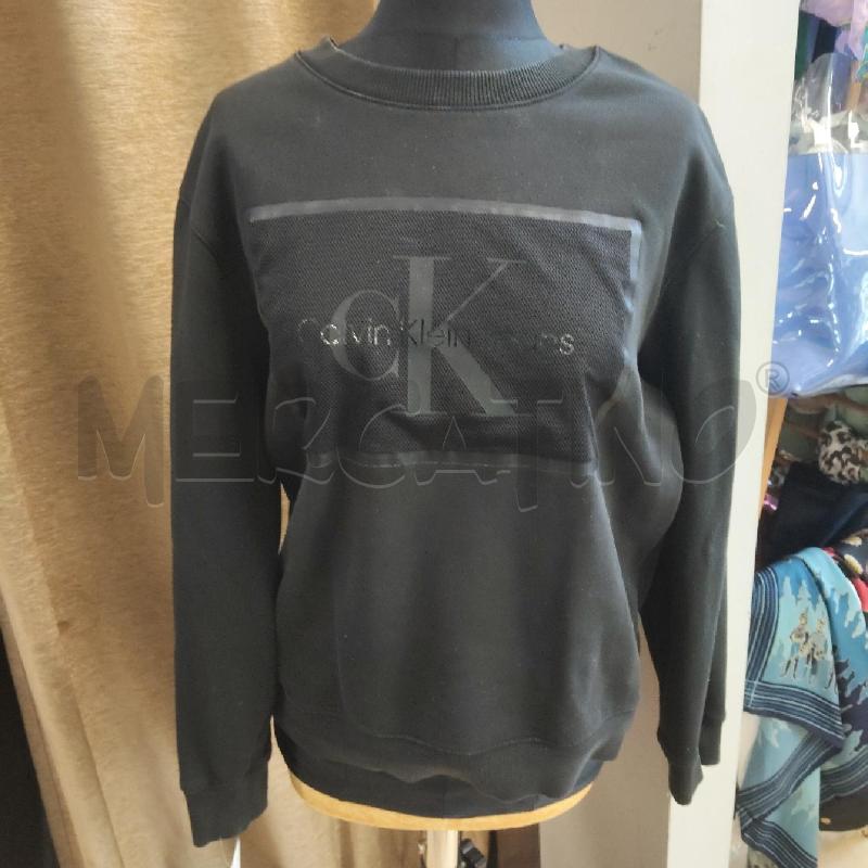FELPA UOMO NERA CALVIN KLEIN | Mercatino dell'Usato Domodossola 1
